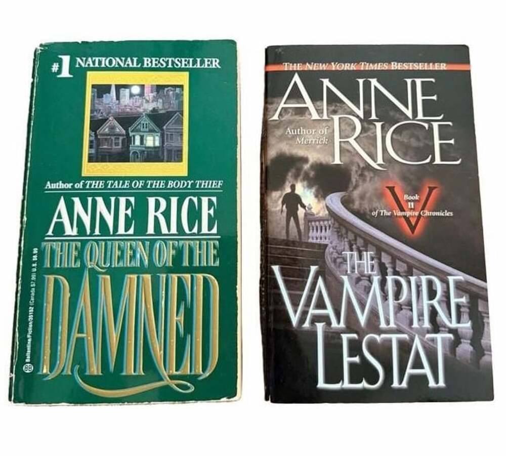 Anne Rice Paperback Lot: The Queen of the Damned & The Vampire Lestat